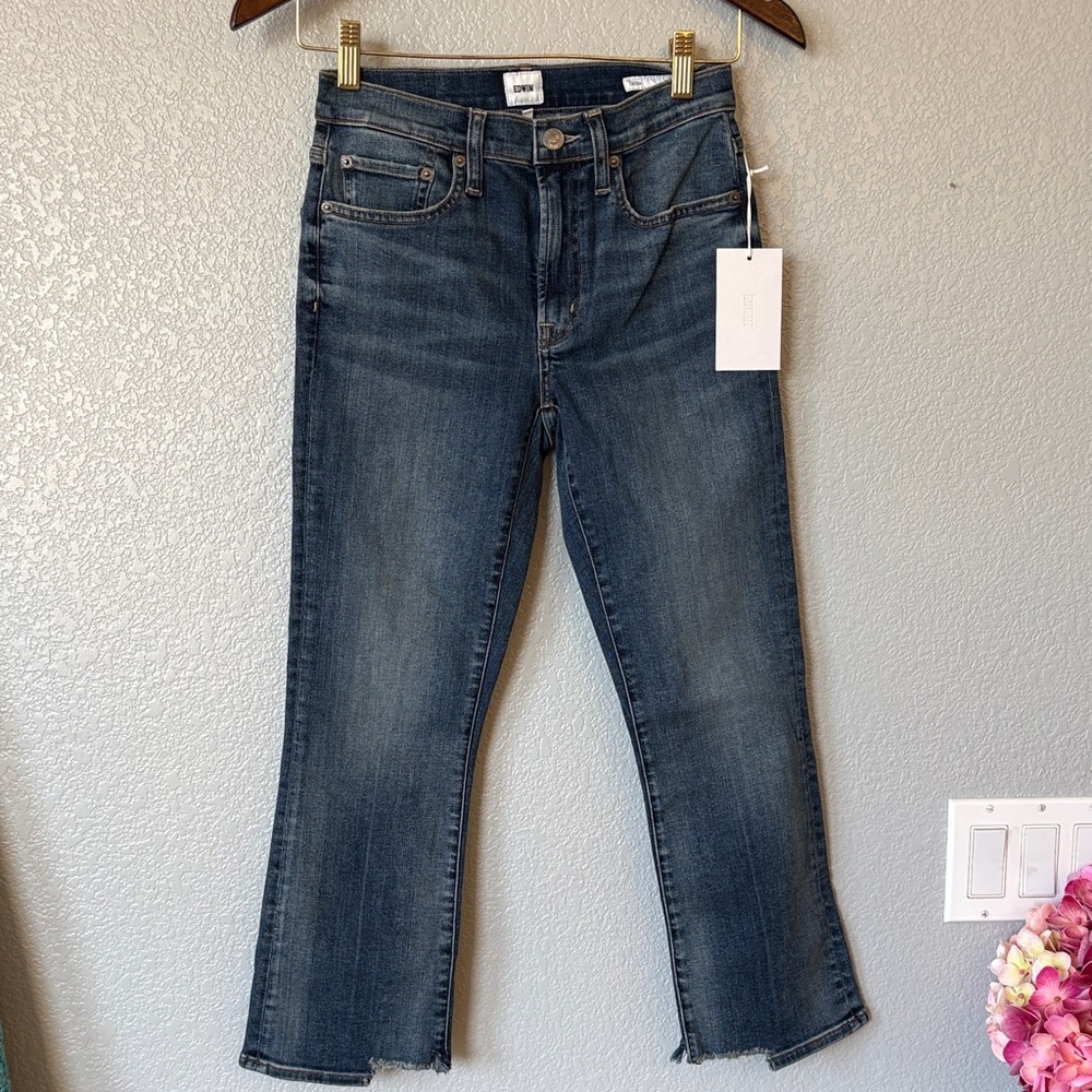 Edwin Cassia Dark Blue Flare Jeans